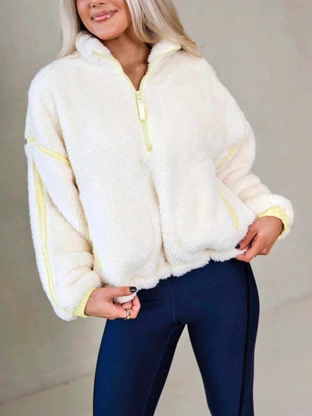 Hit The Slopes Fleece Jacket White